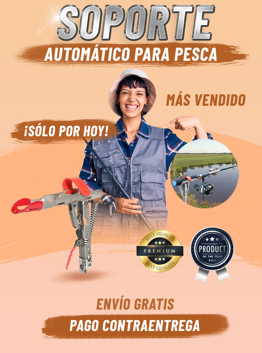 SOPORTE AUTOMATICO DE PESCA