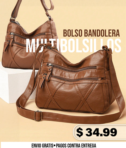 BOLSO BANDOLERA MULTIBOLSILLOS